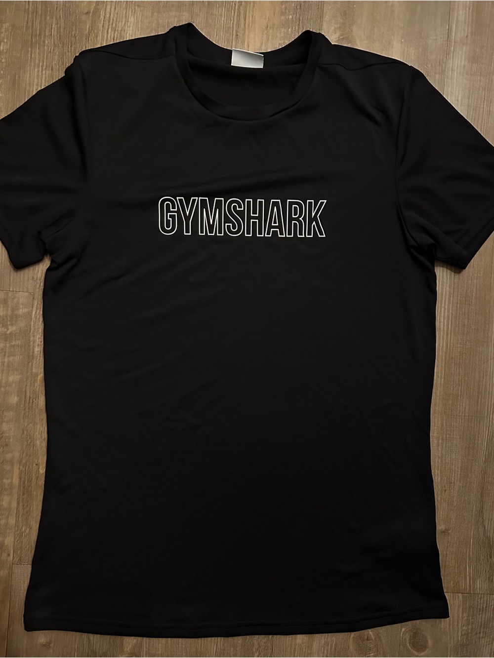 Gymshark Black Short Sleeve Logo Tee